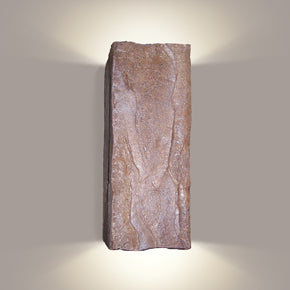 Brown stone wall sconce (ceramic)