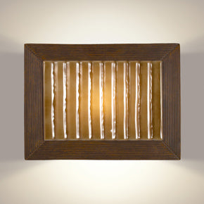 Ripple Butternut and Caramel Wall Sconce