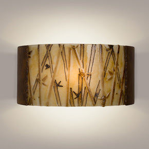 Asia Butternut and Multi Caramel Wall Sconce