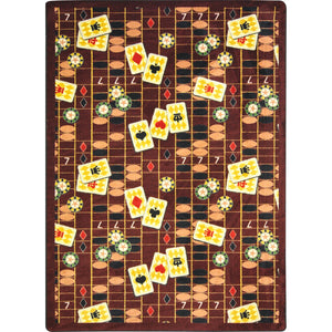 "Feeling Lucky" Game Room Area Rugs and Carpet