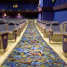 Load image into Gallery viewer, &quot;Hollywood Graffiti&quot; Theme Theater Carpet