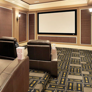 "Admit One" Theme Theater Area Rugs and Carpet