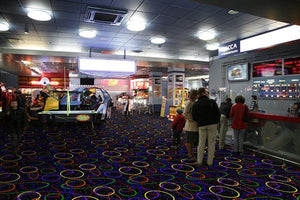 "Looped" Theme Fluorescent Theater Carpet