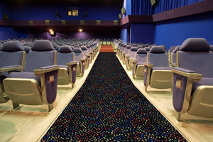 "Dots Aglow" Theme Theater Carpet