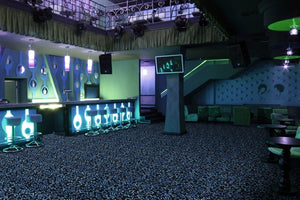 "Serpentine" Theme Game Room and Home Theater Carpet