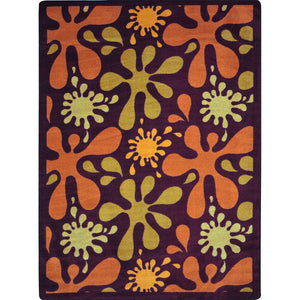 "Splat" Theme Kids Room and Home Theater Area Rug and Carpet