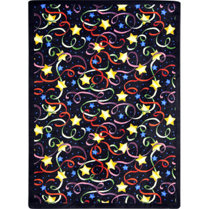 "Streamers & Stars" Themed Theater Area Rugs and Carpet