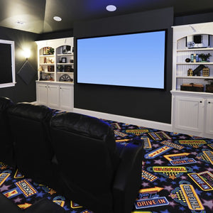 "Theater District" Theme Home Theater Carpet